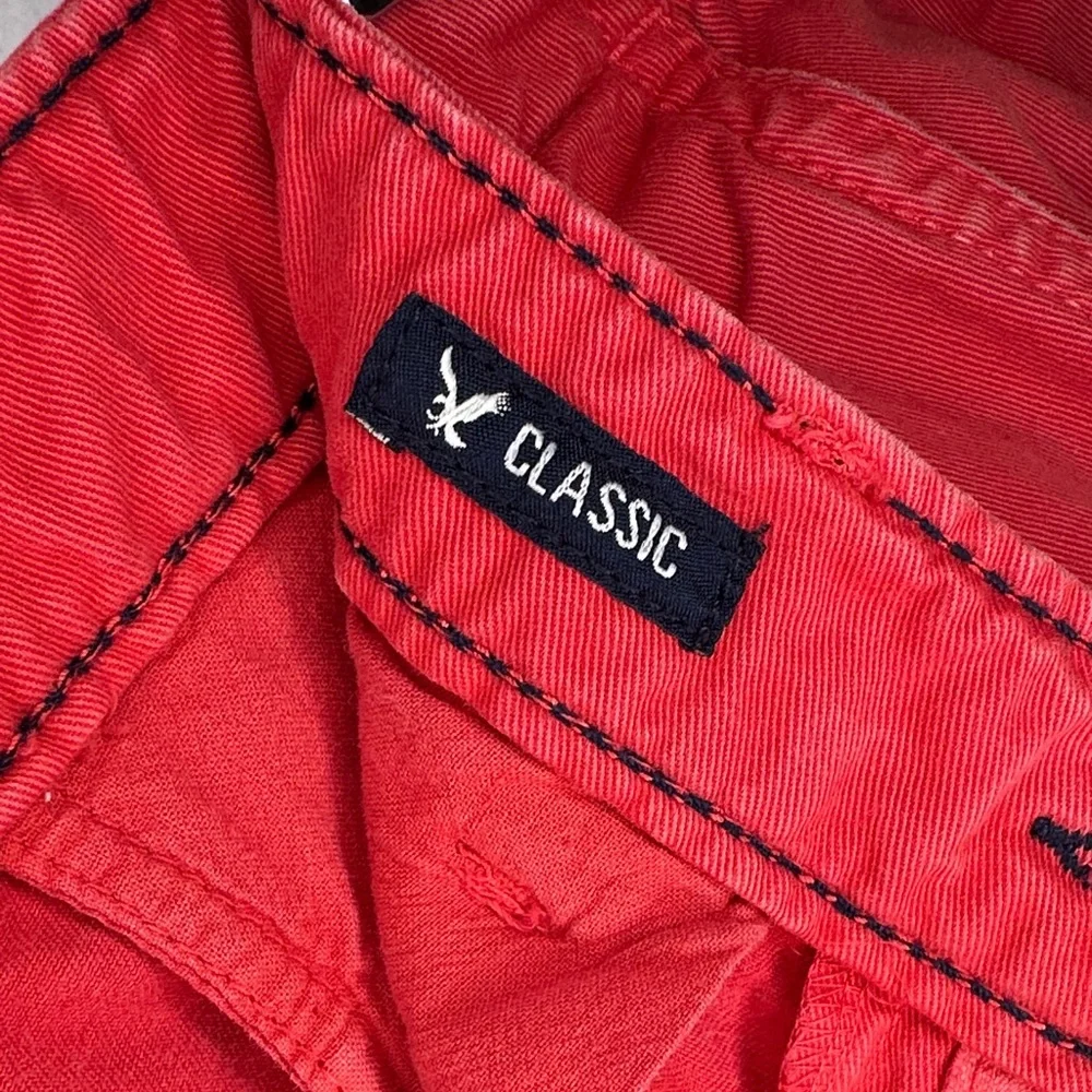 American Eagle Outfitters Classic Fit Red Men's Shorts